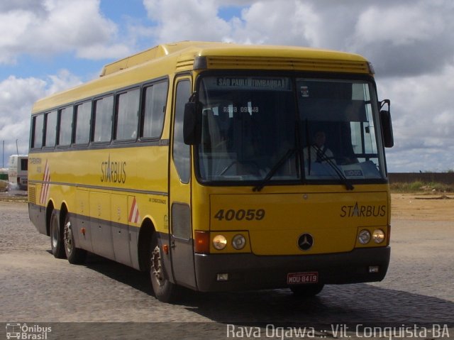 Viação Itapemirim 40059 na cidade de Vitória da Conquista, Bahia, Brasil, por Rava Ogawa. ID da foto: 647052.