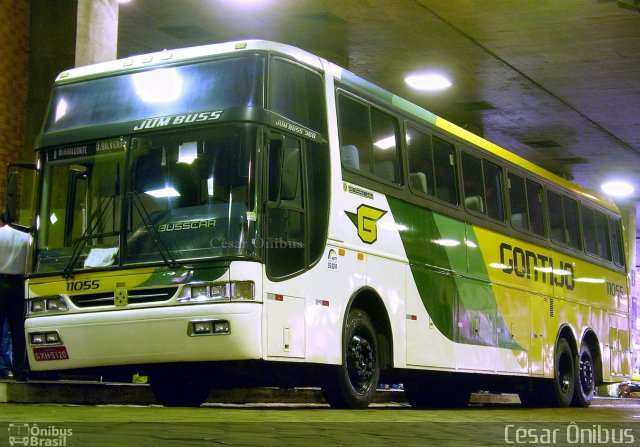 Empresa Gontijo de Transportes 11055 na cidade de Belo Horizonte, Minas Gerais, Brasil, por César Ônibus. ID da foto: 647152.