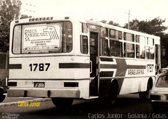 Viação Araguarina 1787 na cidade de Goiânia, Goiás, Brasil, por Carlos Júnior. ID da foto: 647709.