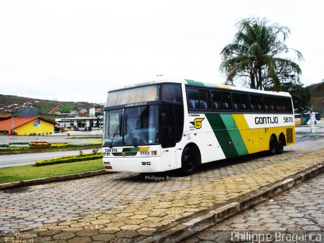 Empresa Gontijo de Transportes 5870 na cidade de João Monlevade, Minas Gerais, Brasil, por Philippe Almeida. ID da foto: 647276.