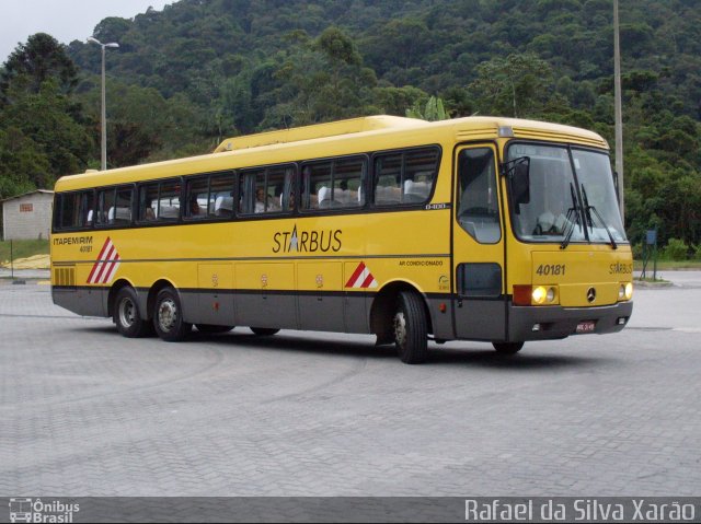 Viação Itapemirim 40181 na cidade de Petrópolis, Rio de Janeiro, Brasil, por Rafael da Silva Xarão. ID da foto: 647238.