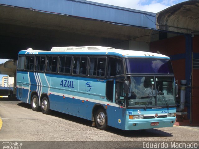 Expresso Azul 207 na cidade de Porto Alegre, Rio Grande do Sul, Brasil, por Eduardo Machado. Número da foto: #678646.