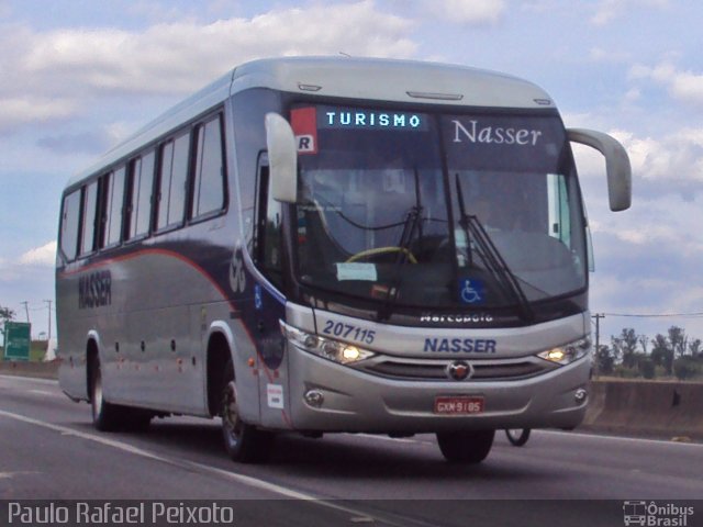 Viação Nasser 207115 na cidade de São José dos Campos, São Paulo, Brasil, por Paulo Rafael Peixoto. Número da foto: #678358.