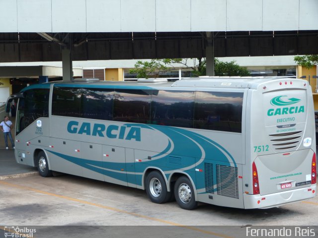 Viação Garcia 7512 na cidade de Ribeirão Preto, São Paulo, Brasil, por Fernando Reis. Número da foto: #678097.