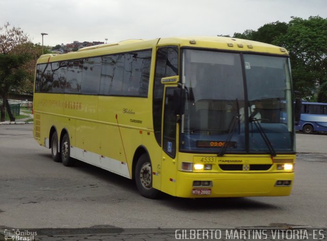 Viação Itapemirim 45331 na cidade de Vitória, Espírito Santo, Brasil, por Gilberto Martins. Número da foto: #679536.