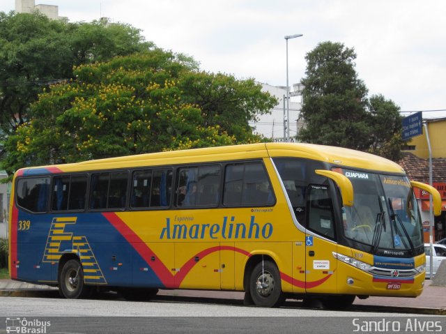 Expresso Amarelinho 339 na cidade de Sorocaba, São Paulo, Brasil, por Sandro Alves. Número da foto: #678800.