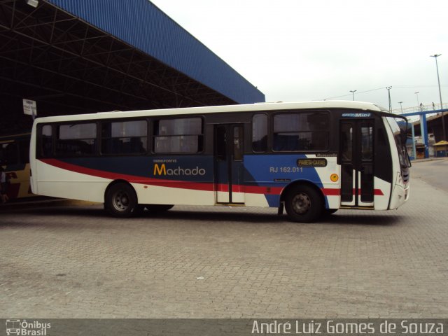 Transportes Machado RJ 162.011 na cidade de Duque de Caxias, Rio de Janeiro, Brasil, por André Luiz Gomes de Souza. Número da foto: #681126.