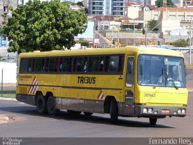 Viação Itapemirim 30143 na cidade de Ribeirão Preto, São Paulo, Brasil, por Fernando Reis. ID da foto: 680377.