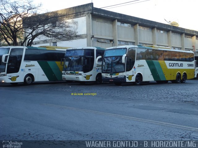 Empresa Gontijo de Transportes 5880 na cidade de Belo Horizonte, Minas Gerais, Brasil, por Wagner Gontijo Várzea da Palma-mg. ID da foto: 679861.