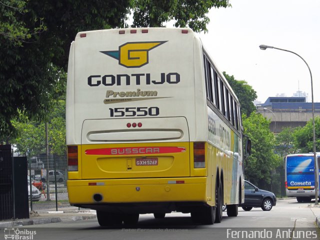 Empresa Gontijo de Transportes 15550 na cidade de São Paulo, São Paulo, Brasil, por Fernando Antunes. Número da foto: #681015.