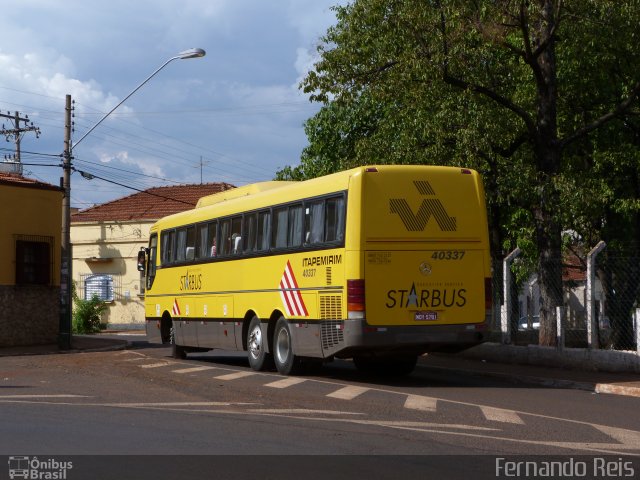 Viação Itapemirim 40337 na cidade de Ribeirão Preto, São Paulo, Brasil, por Fernando Reis. Número da foto: #681756.