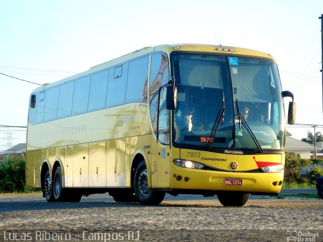 Viação Itapemirim 7803 na cidade de Campos dos Goytacazes, Rio de Janeiro, Brasil, por Lucas  Ribeiro. Número da foto: #682302.