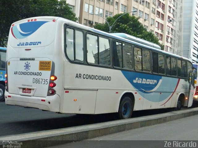 Auto Viação Jabour D86735 na cidade de Rio de Janeiro, Rio de Janeiro, Brasil, por Zé Ricardo Reis. Número da foto: #682912.