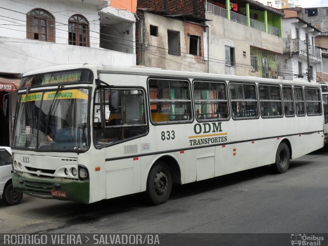 ODM Transportes 833 na cidade de Salvador, Bahia, Brasil, por Rodrigo Vieira. Número da foto: #683148.