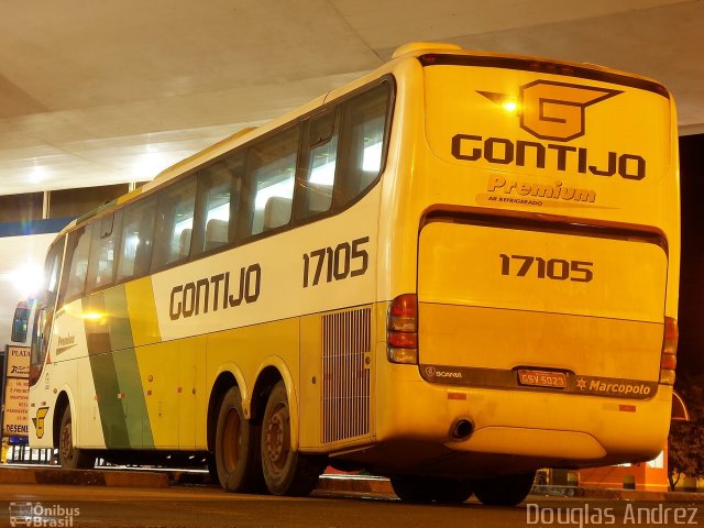 Empresa Gontijo de Transportes 17105 na cidade de Palmas, Tocantins, Brasil, por Douglas Andrez. Número da foto: #682292.