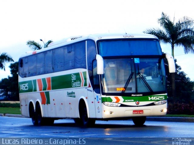 Cia. São Geraldo de Viação 14625 na cidade de Serra, Espírito Santo, Brasil, por Lucas  Ribeiro. Número da foto: #683777.