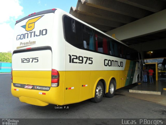 Empresa Gontijo de Transportes 12975 na cidade de Araxá, Minas Gerais, Brasil, por Lucas Borges . ID da foto: 684263.