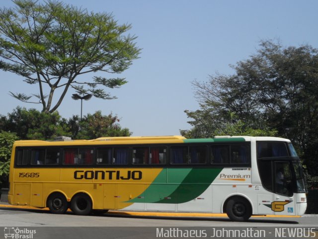 Empresa Gontijo de Transportes 15685 na cidade de São Paulo, São Paulo, Brasil, por Matthaeus Johnnattan Avelino. Número da foto: #686255.