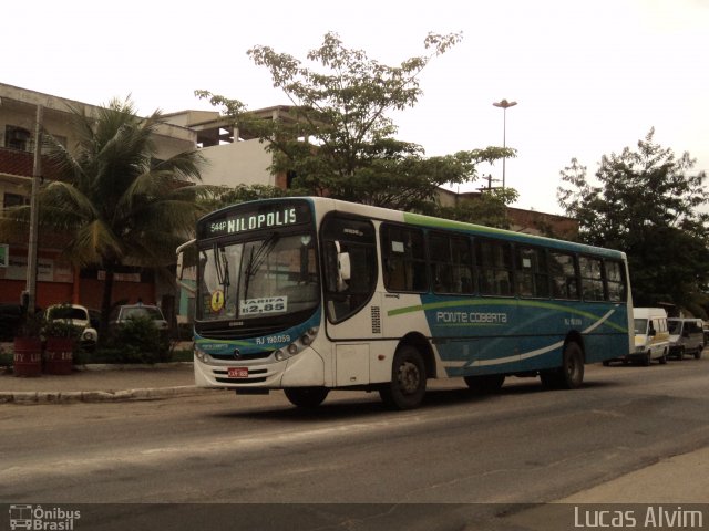 Viação Ponte Coberta RJ 190.059 na cidade de Seropédica, Rio de Janeiro, Brasil, por Lucas Alvim. Número da foto: #685055.