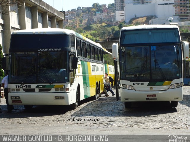 Empresa Gontijo de Transportes 11045 na cidade de Belo Horizonte, Minas Gerais, Brasil, por Wagner Gontijo Várzea da Palma-mg. Número da foto: #687306.