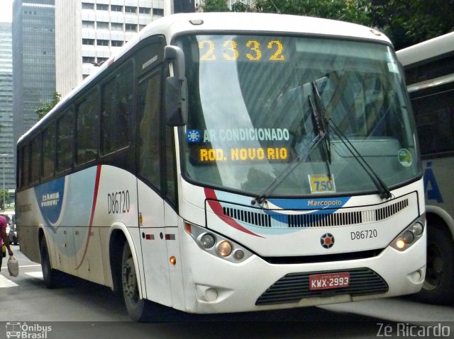 Auto Viação Jabour D86720 na cidade de Rio de Janeiro, Rio de Janeiro, Brasil, por Zé Ricardo Reis. Número da foto: #686896.