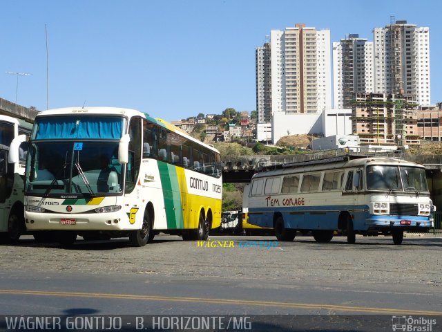 Empresa Gontijo de Transportes TEM CORAGE na cidade de Belo Horizonte, Minas Gerais, Brasil, por Wagner Gontijo Várzea da Palma-mg. Número da foto: #687244.