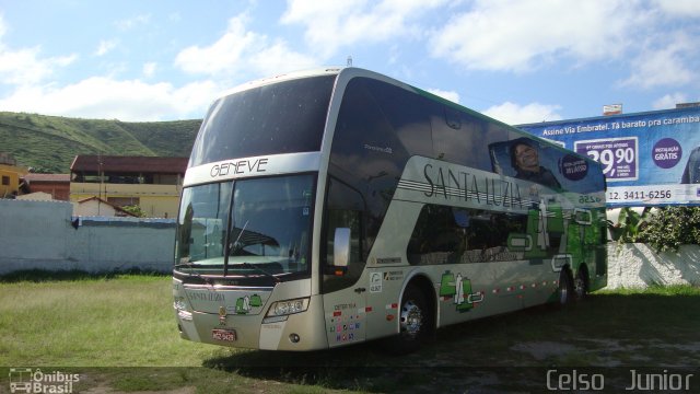 Santa Luzia Transporte e Turismo - Geneve Turismo 2013 na cidade de Aparecida, São Paulo, Brasil, por Celso  Junior. Número da foto: #689843.