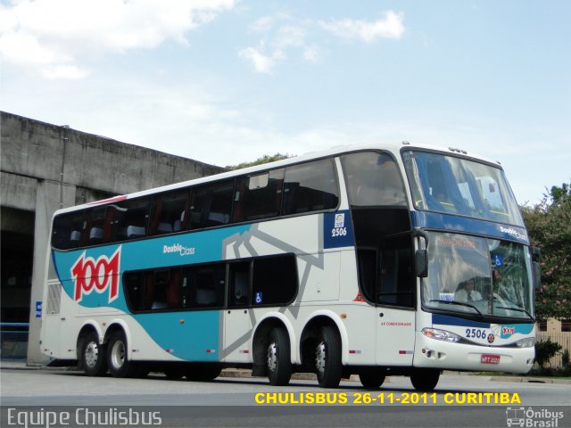 Auto Viação 1001 2506 na cidade de Curitiba, Paraná, Brasil, por Paulo Roberto Chulis. Número da foto: #689766.