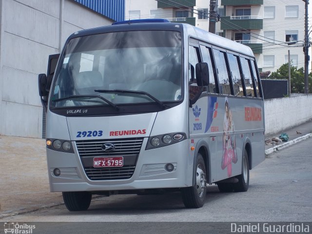 Reunidas Transportes Coletivos 29203 na cidade de São José, Santa Catarina, Brasil, por Daniel Guardiola. Número da foto: #688649.