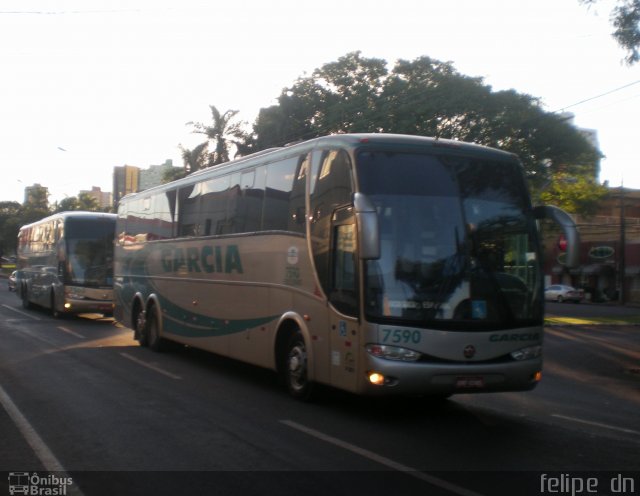 Viação Garcia 7590 na cidade de Cascavel, Paraná, Brasil, por Felipe  Dn. ID da foto: 689078.