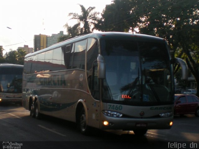 Viação Garcia 7460 na cidade de Cascavel, Paraná, Brasil, por Felipe  Dn. Número da foto: #689067.