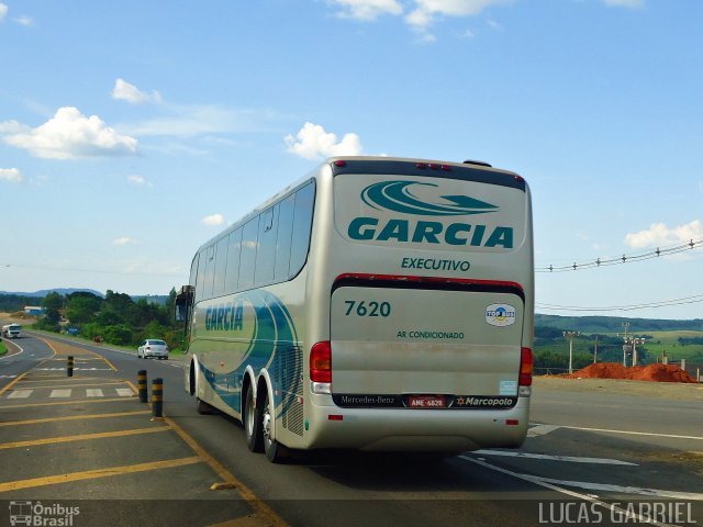 Viação Garcia 7620 na cidade de Imbaú, Paraná, Brasil, por Lucas Gabriel. Número da foto: #689983.