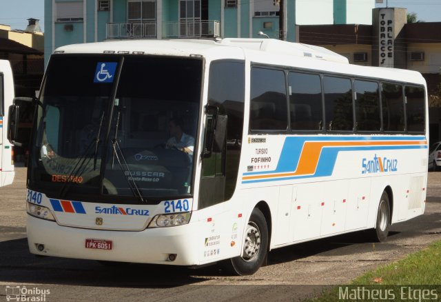 VUSC - Viação União Santa Cruz 2140 na cidade de Santa Cruz do Sul, Rio Grande do Sul, Brasil, por Matheus Etges. Número da foto: #689570.