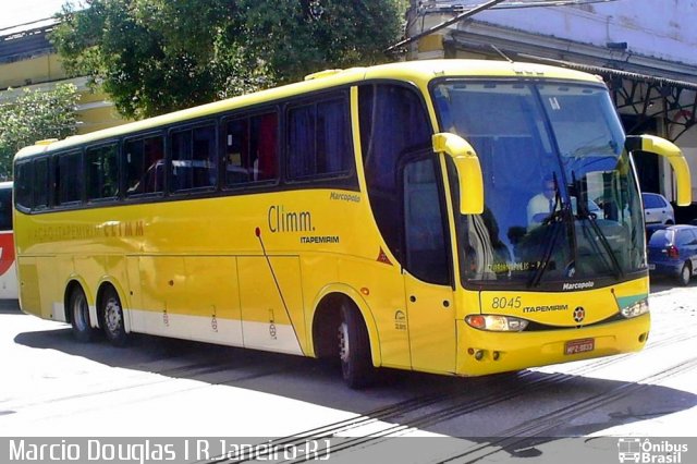 Viação Itapemirim 8045 na cidade de Rio de Janeiro, Rio de Janeiro, Brasil, por Márcio Douglas Ribeiro Venino. ID da foto: 689357.