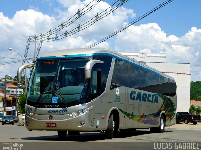 Viação Garcia 7686 na cidade de Imbaú, Paraná, Brasil, por Lucas Gabriel. Número da foto: #690248.