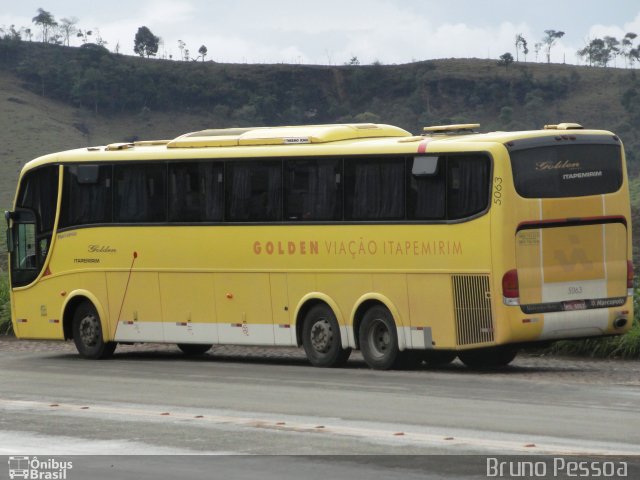 Viação Itapemirim 5063 na cidade de João Monlevade, Minas Gerais, Brasil, por Bruno Pessoa e Pessoa. ID da foto: 690791.