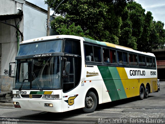 Empresa Gontijo de Transportes 15190 na cidade de Rio de Janeiro, Rio de Janeiro, Brasil, por Alexsandro  Farias Barros. ID da foto: 690486.