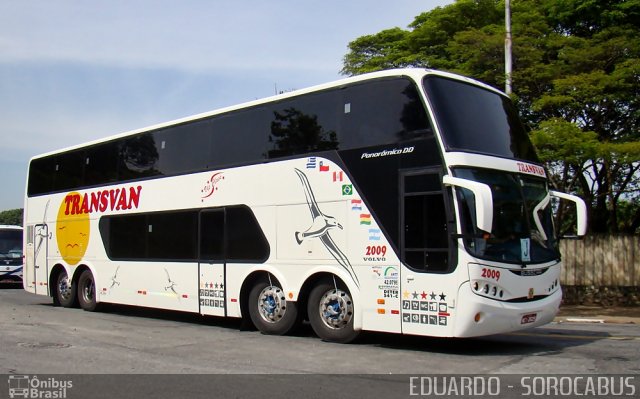 Transvan Transportes e Turismo 2009 na cidade de São Paulo, São Paulo, Brasil, por EDUARDO - SOROCABUS. Número da foto: #690446.