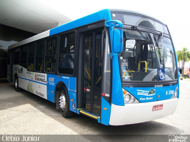 Viação Paratodos > São Jorge > Metropolitana São Paulo > Mobibrasil 6 3780 na cidade de São Paulo, São Paulo, Brasil, por Clébio Júnior. ID da foto: 690239.