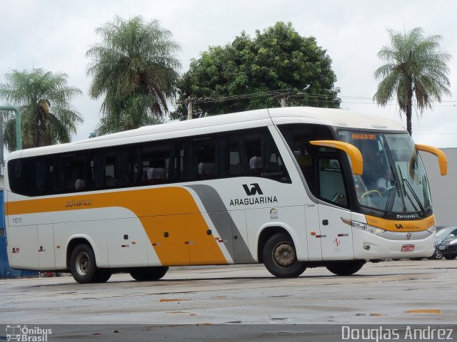 Viação Araguarina 11011 na cidade de Goiânia, Goiás, Brasil, por Douglas Andrez. Número da foto: #691743.