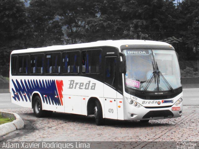 Breda Transportes e Serviços 470 na cidade de Cubatão, São Paulo, Brasil, por Adam Xavier Rodrigues Lima. Número da foto: #692219.