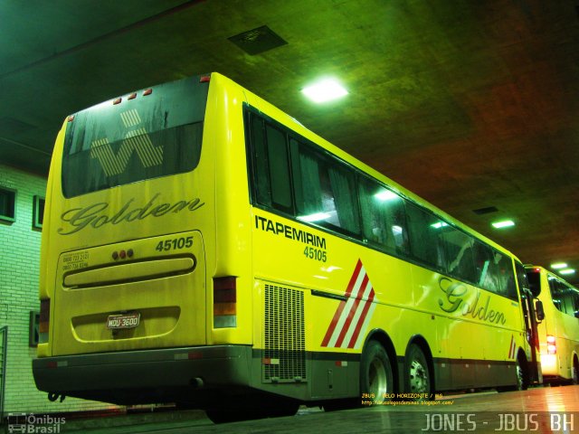 Viação Itapemirim 45105 na cidade de Belo Horizonte, Minas Gerais, Brasil, por Jones Bh. Número da foto: #693005.
