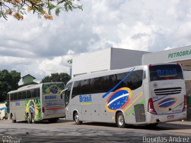 Trans Brasil > TCB - Transporte Coletivo Brasil 3411 na cidade de Goiânia, Goiás, Brasil, por Douglas Andrez. Número da foto: #648604.