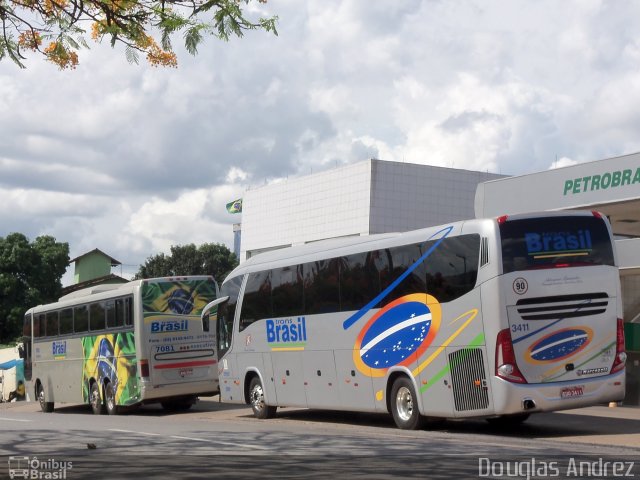 Trans Brasil > TCB - Transporte Coletivo Brasil 3411 na cidade de Goiânia, Goiás, Brasil, por Douglas Andrez. ID da foto: 648604.