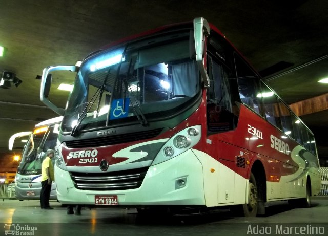 Viação Serro 23411 na cidade de Belo Horizonte, Minas Gerais, Brasil, por Adão Raimundo Marcelino. Número da foto: #649848.