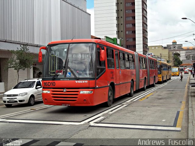 Viação Tamandaré 16D10 na cidade de Curitiba, Paraná, Brasil, por Andrews  Fuscolin. Número da foto: #649832.