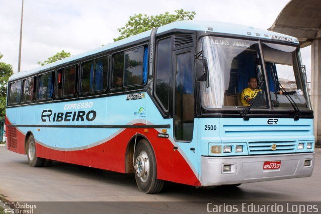 Expresso Ribeiro 2500 na cidade de Montes Claros, Minas Gerais, Brasil, por Carlos Eduardo Lopes. Número da foto: #694088.