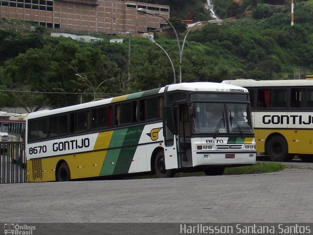 Empresa Gontijo de Transportes 8670 na cidade de Belo Horizonte, Minas Gerais, Brasil, por Harllesson Santana Santos. ID da foto: 694288.