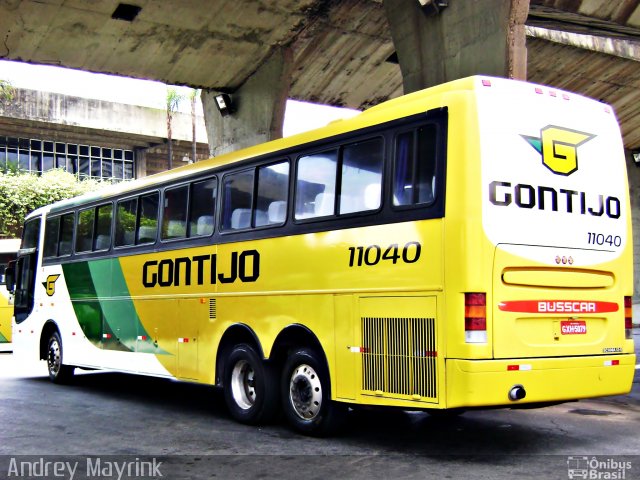 Empresa Gontijo de Transportes 11040 na cidade de Belo Horizonte, Minas Gerais, Brasil, por Andrey Gustavo. ID da foto: 651206.