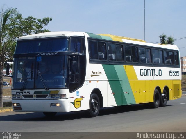 Empresa Gontijo de Transportes 15535 na cidade de Americana, São Paulo, Brasil, por Anderson Lopes. ID da foto: 650324.